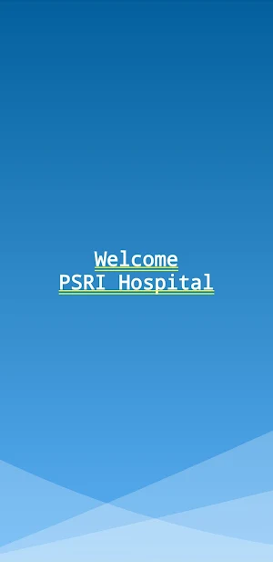 PSRI Patient App Screenshot 1