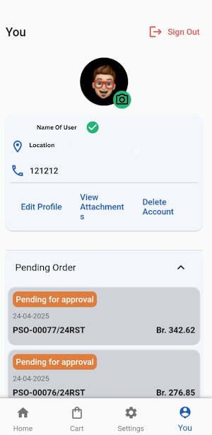 eOrder cybernet Screenshot 1