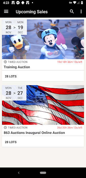 863auctions Screenshot 0