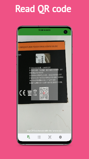 qr code scanner for android Screenshot 1