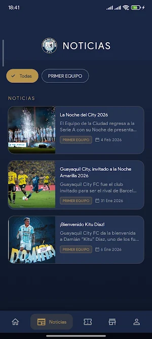 Guayaquil City FC App Screenshot 3