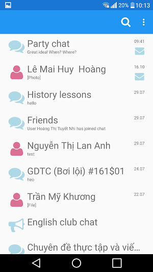 UIS Chat Screenshot 0