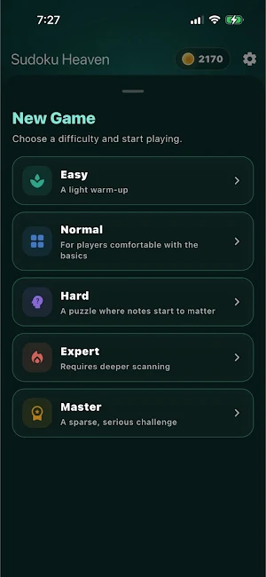 Sudoku Heaven - Daily Puzzle Screenshot 0