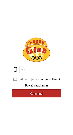 Glob Taxi Warszawa Screenshot 1