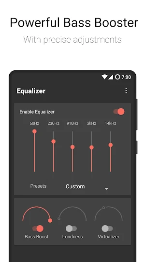 Flat Equalizer - Bass Booster & Volume Booster Screenshot 2