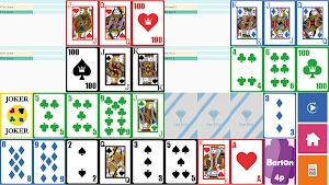 Brain Card Game - Bar10n 4P Screenshot 2