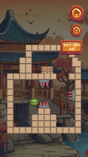 Floating Ball: Obstacle Run Screenshot 2