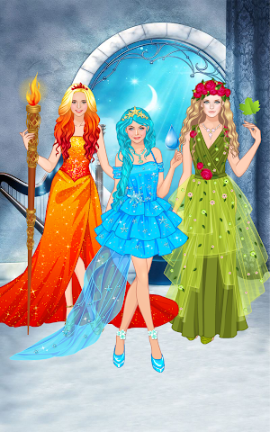 Element Princess dress up game Screenshot 0