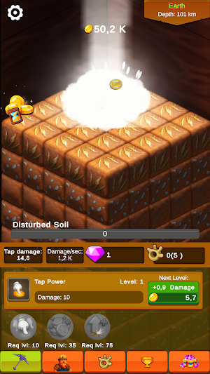 Planet Digger: Idle Clicker Screenshot 0
