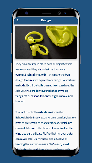 Jlab Go Air Sport Guide Screenshot 2