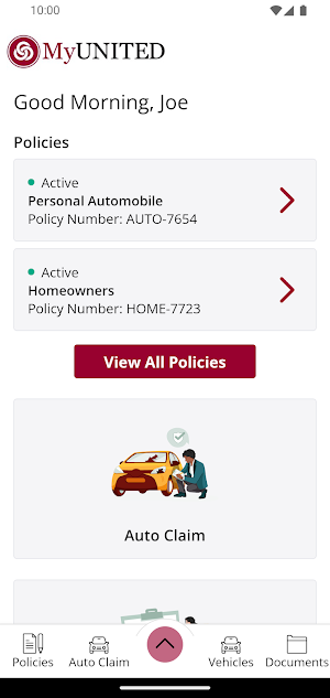 MyUnited Screenshot 1