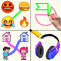 One Line-Mini games Drawing