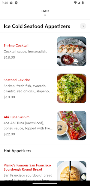 Pismo's Coastal Grill Screenshot 2