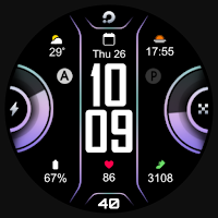ACTIVE 55 Digital Watch Face