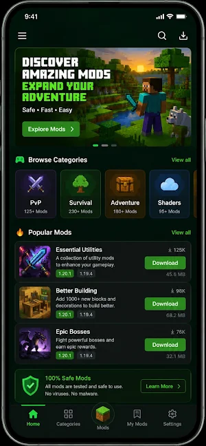Java Mods For Minecraft - MC Screenshot 1