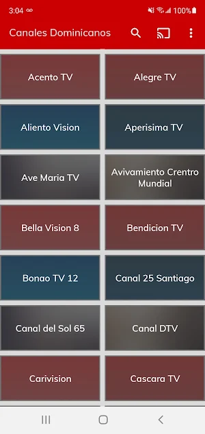 Dominican Channels - TV Box CTelevision RD Screenshot 2