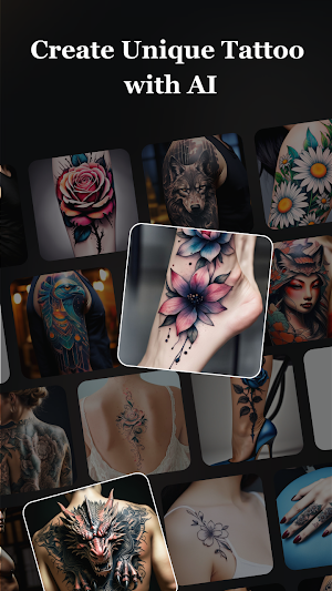 AI Tattoo Generator: AI Design Screenshot 1