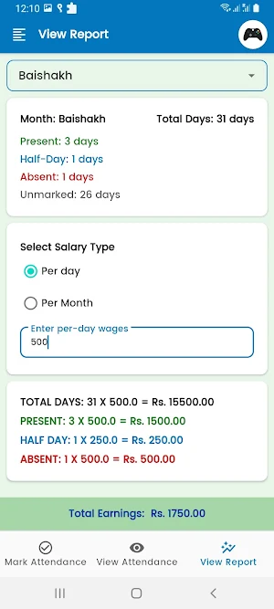 My Attendance - Management App Screenshot 3