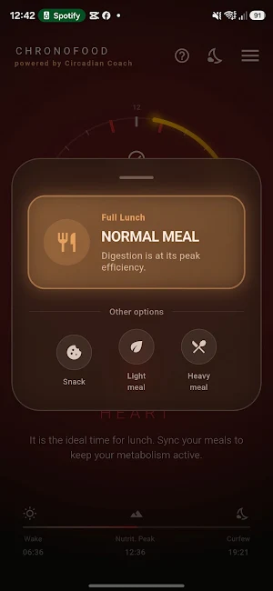 Chrono Food: Circadian Eating Screenshot 2