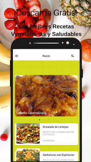 Recetario Vegetariano Screenshot 1