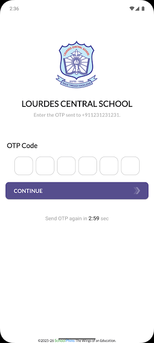 LOURDES CENTRAL SCHOOL Screenshot 1