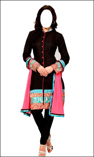Womens Churidar Neck Dresses Screenshot 2