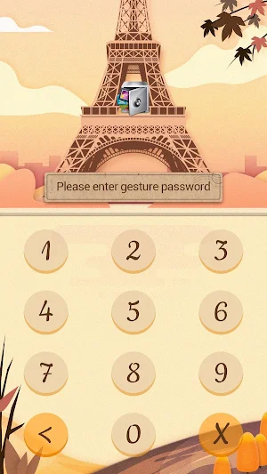 AppLock Theme Eiffel Tower Screenshot 1