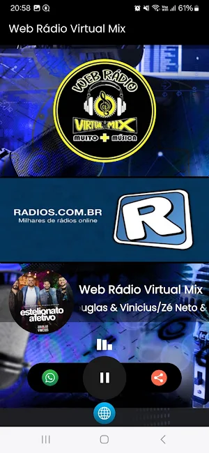 Web Rádio Virtual Mix Screenshot 0