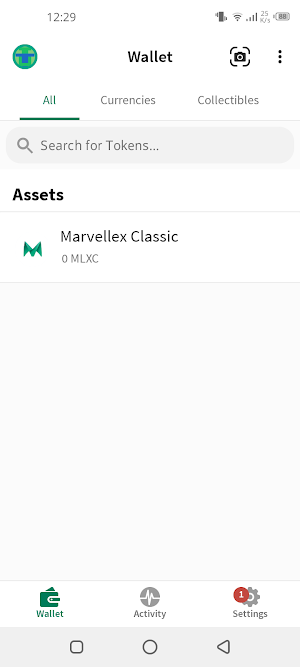 Marvellex Wallet Screenshot 2