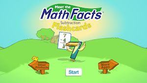 Meet the Math Facts - Subtraction Flashcards Screenshot 0