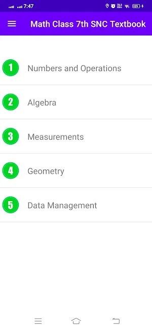 Math 7th SNC Textbook Screenshot 0