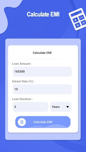 EMI Calculation for Bike Loan Screenshot 2