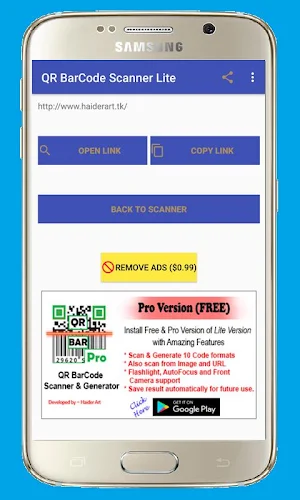 QR BarCode Scanner Lite Screenshot 3