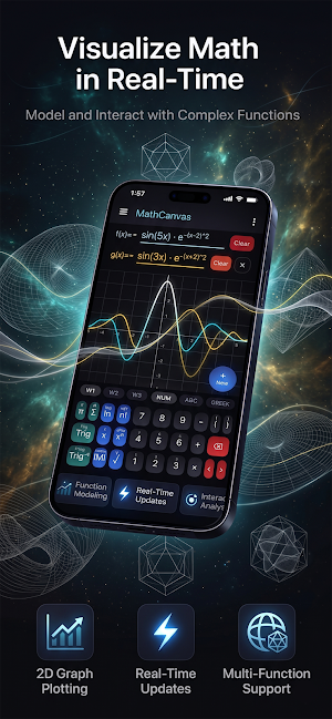 MathCanvas : Graphing Calc Screenshot 1