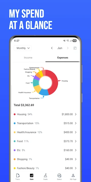 No-Spend Money Manager Screenshot 1