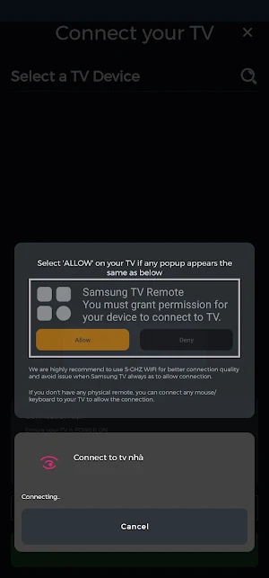 Smart Remote Sam TV: AI Voice Screenshot 1