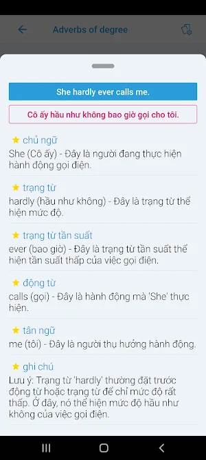 EFL - ESL Grammar Screenshot 3
