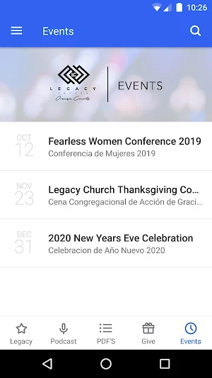 Legacy Church of Orange County Screenshot 2