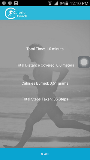 Calories Coach Screenshot 3