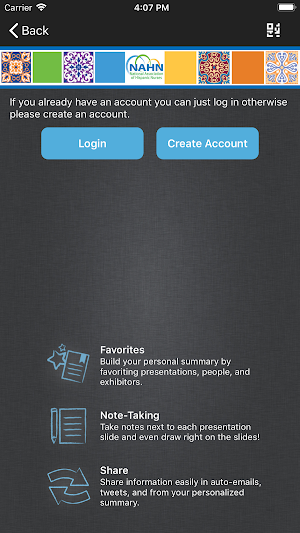 NAHN Events Screenshot 1