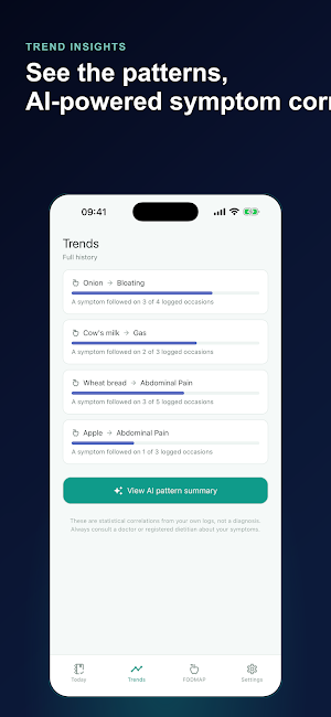 IBS & FODMAP Log - Gut Health Screenshot 2
