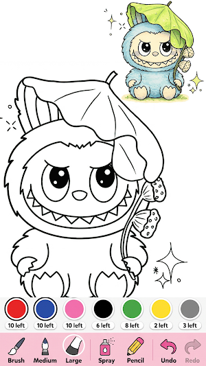 Labubu Coloring Book Game Screenshot 0