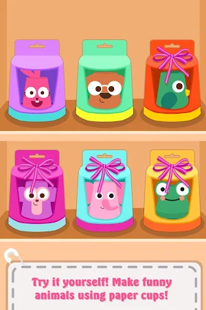 Paper Cup Animals Screenshot 3