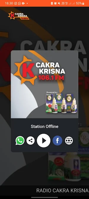 CAKRA KRISNA FM Screenshot 1
