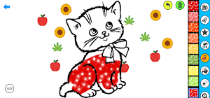 Cat Coloring Pages Screenshot 0