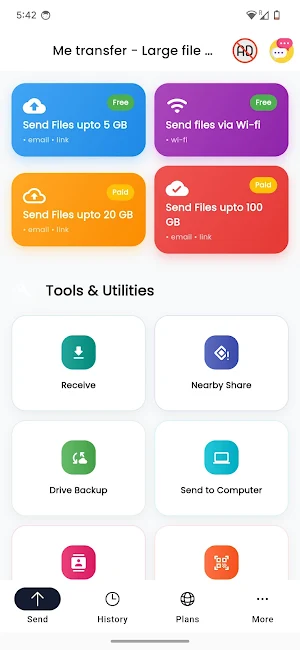 Me Transfer - Send large files Screenshot 3