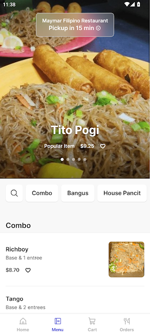 Maymar Filipino Restaurant Screenshot 1