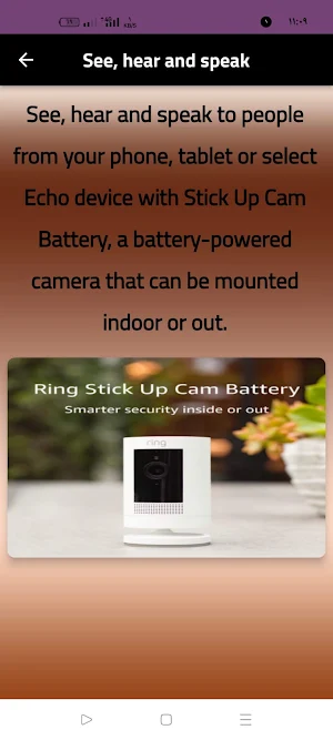 Ring Stick camera guide Screenshot 1