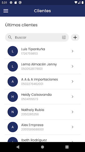 GB97 Pedidos Textil Screenshot 3