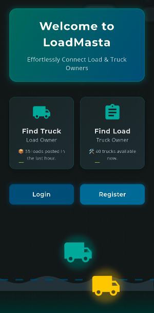 LoadMasta - Truck Booking App Screenshot 1